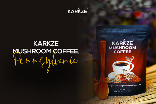 Karkze Mushroom Coffee, Pennsylvania: Boost Energy & Focus