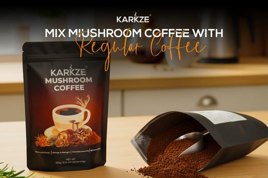 Mix Mushroom Coffee with Regular Coffee