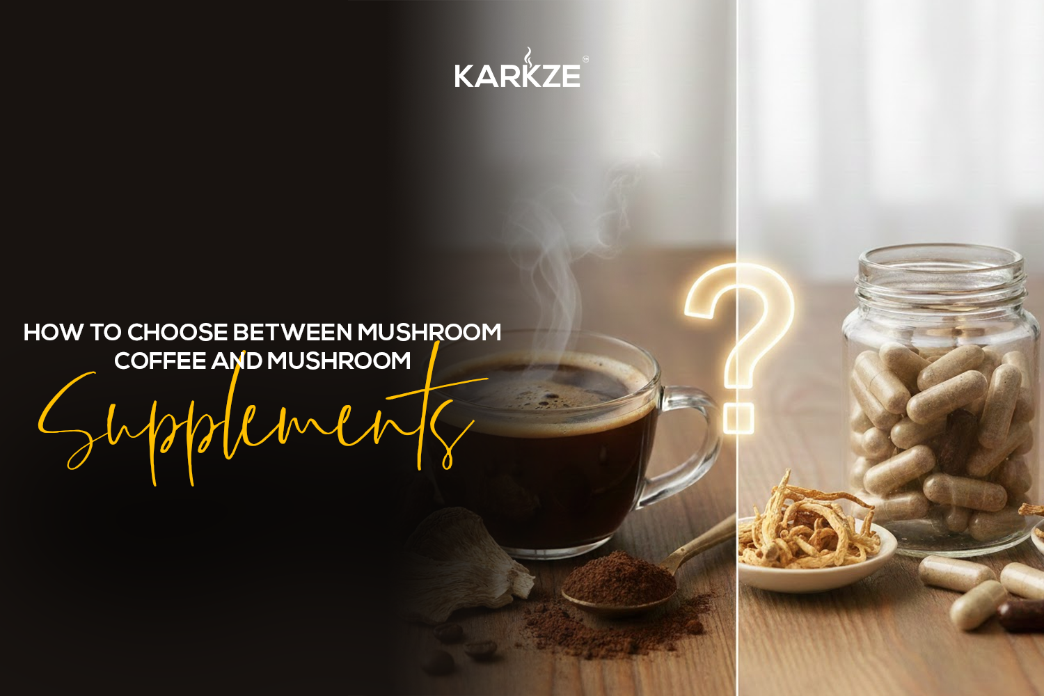 How to Choose Between Mushroom Coffee and Mushroom Supplements