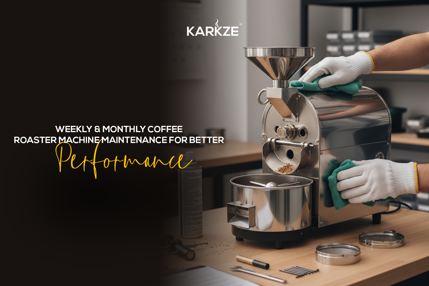 Weekly &amp; Monthly Coffee Roaster Machine Maintenance for Better Performance