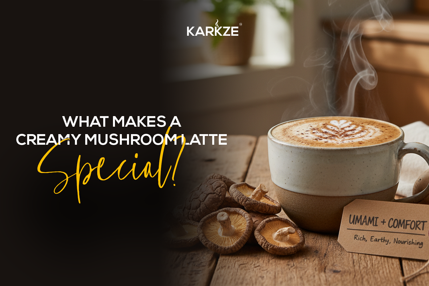 What Makes a Creamy Mushroom Latte Special?