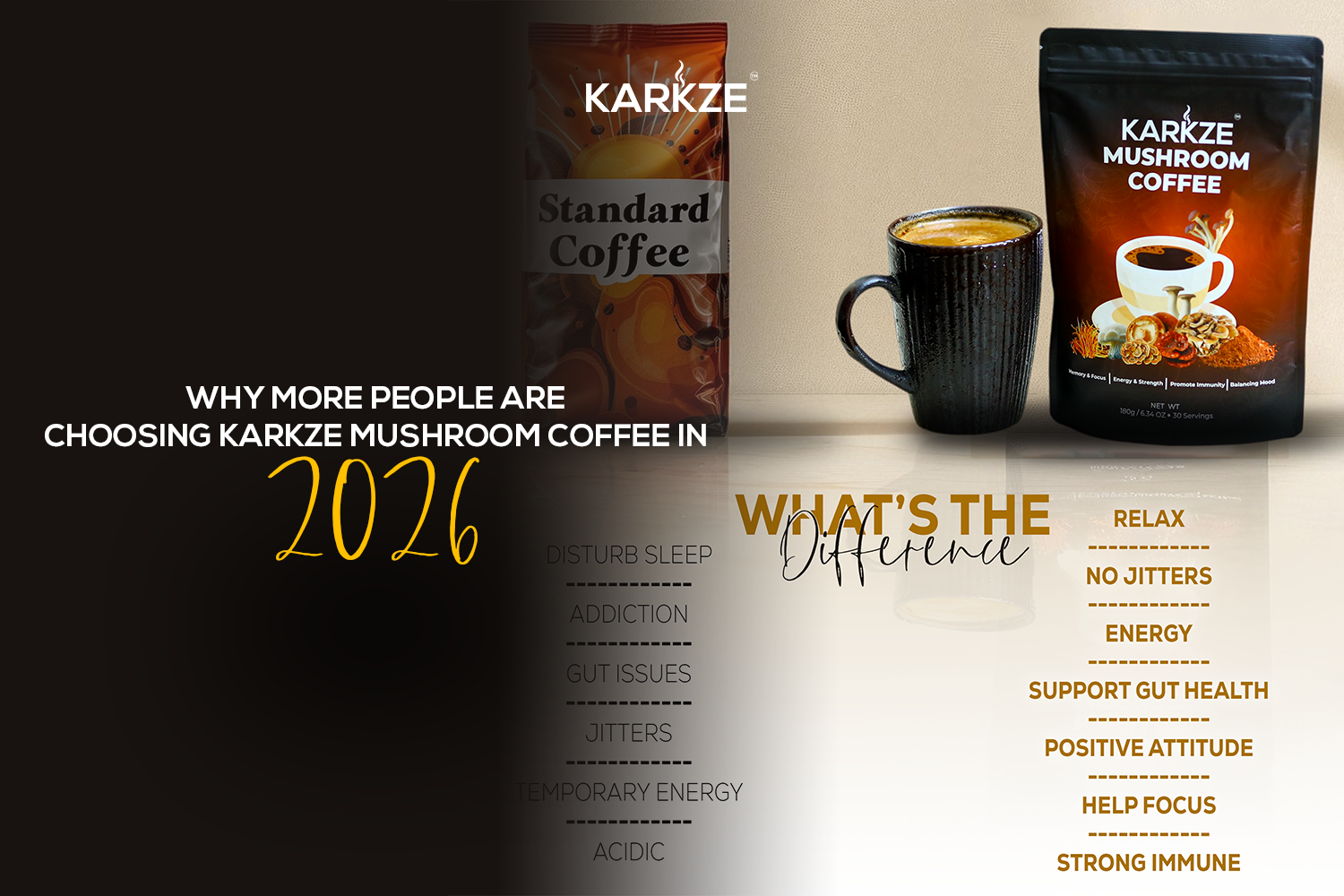 Why More People Are Choosing Karkze Mushroom Coffee in 2026
